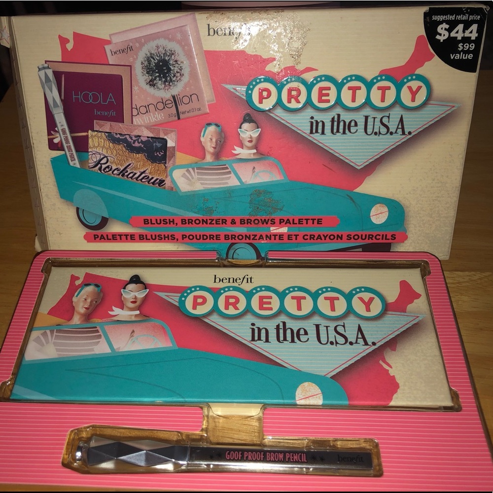 Blush bronzer brows palette